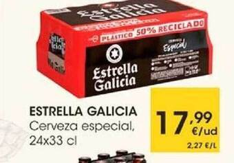Eroski Estrella galicia cerveza especial oferta