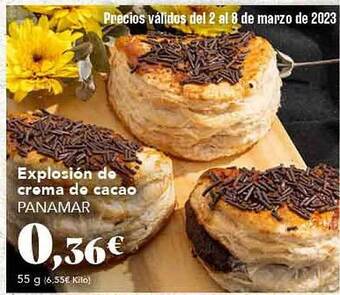 Gadis Explosión de crema de cacao panamar oferta