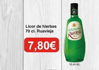 Spar La Palma Licor de hierbas ruavieja oferta