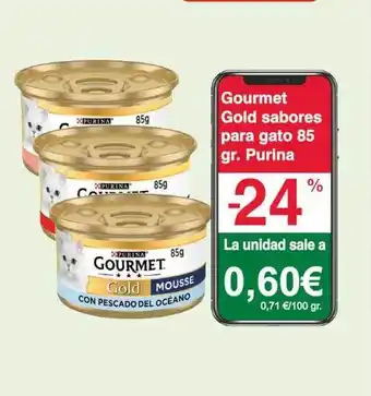 Spar La Palma Gourmet gold sabores para gato purina oferta