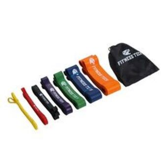 Decathlon Set 7 bandas elásticas resistencia látex - training band fitness tech oferta