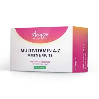 NutriTienda Multivitamin a-z green and fruits 60 vcaps oferta
