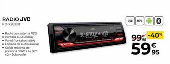 Feu Vert Radio jvc kd-x282bt oferta