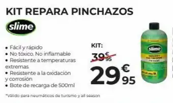 Feu Vert Kit repara pinchazos slime oferta