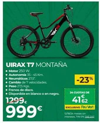 Feu Vert Uirax t7 montaña oferta
