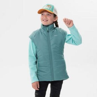 Decathlon Chaleco acolchado de montaña y trekking niños 7-15 años quechua mh500 turquesa oferta