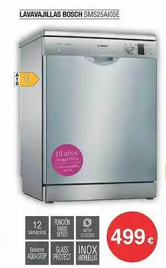 Milar Lavavajillas bosch oferta