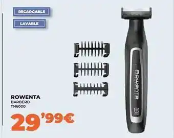 Pascual Martí Rowenta barbero tn6000 oferta
