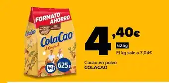 Supeco Cacao en polvo colacao oferta