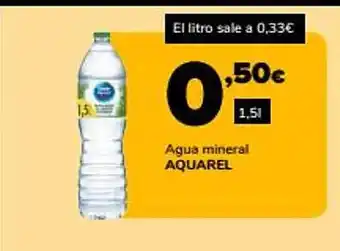 Supeco Agua mineral aquarel oferta