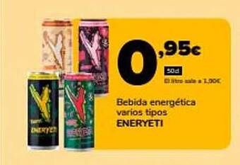 Supeco Bebida energética varios tipos eneryeti oferta
