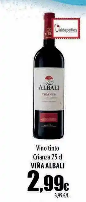 Spar Tenerife Vino tinto crianza viña albali oferta