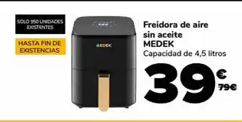 Supeco Freidora de aire sin aceiute medex capacidad de 4,5 litros oferta
