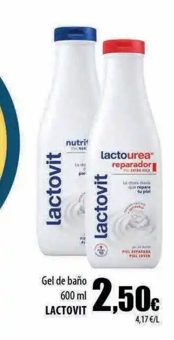 Spar Tenerife Gel de baño lactovit oferta
