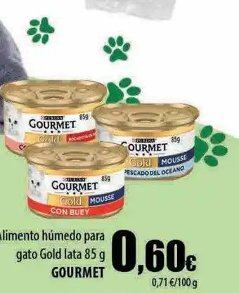 Spar Tenerife Alimento húmedo para gato gold lata gourmet oferta