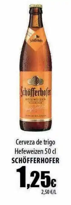 Spar Tenerife Cerveza de trigo hefeweizen schöfferhofer oferta