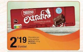 SPAR Fragadis Chocolate con leche extrafino nestlé oferta