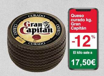 Spar La Palma Queso curado gran capitán oferta