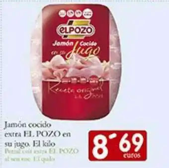 Supermercados Bip Bip Jamón cocido extra el pozo en su jugo el kilo oferta