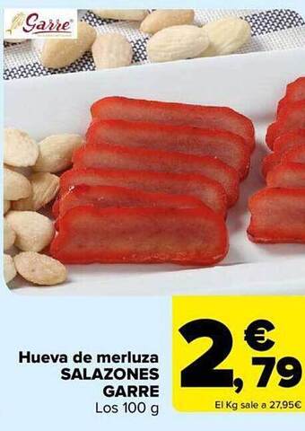 Carrefour Hueva de merluza salazones garre oferta