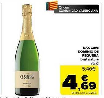 Carrefour D.o. cava dominio de requena brut nature oferta