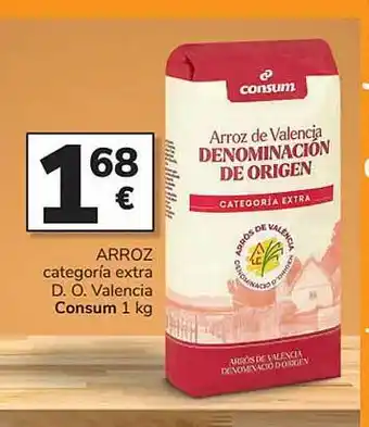 Consum Arroz categría extra d.o. valencia consum oferta