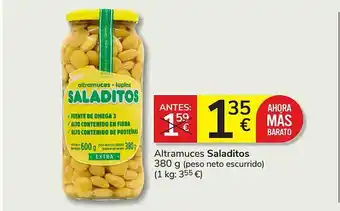 Consum Altramuces saladitos peso netro escurrido oferta