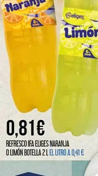 Claudio Refresco ifa eliges naranja o lión botella oferta