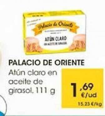 Eroski Palacio de oriente atún claro en aceite de girasol oferta