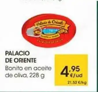 Eroski Palacio de oriente bonito en aceite de oliva oferta