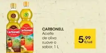 Eroski Carbonell aceite de oliva suave o sabor oferta