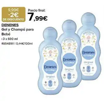 Costco Denenes gel y champú para bebé oferta