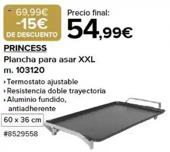 Costco Princess plancha para asar xxl oferta