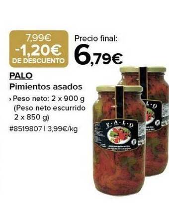 Costco Palo pimientos asados oferta