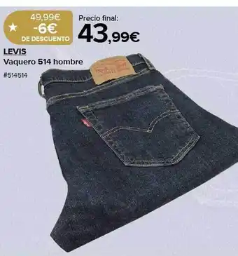 Costco Levis vaquero 514 hombre oferta