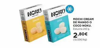 El Corte Inglés Mochi cream de mango o coco noku oferta