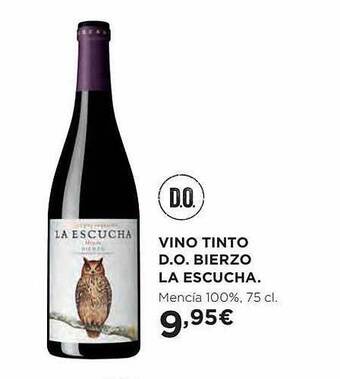 El Corte Inglés Vino tinto d.o. bierzo la escucha mencia 100% oferta