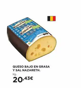 El Corte Inglés Queso bajo en grasa y sal nazareth oferta