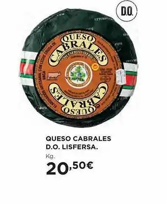 El Corte Inglés Queso cabrales d.o. lisfersa oferta