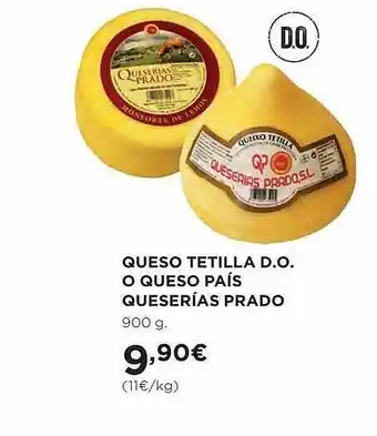 El Corte Inglés Queso tetilla d.o. o queso país queserías prado oferta