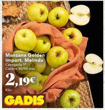 Gadis Manzana golden import. melinda oferta
