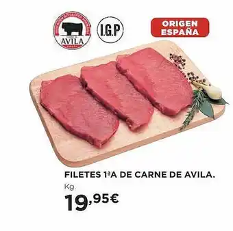 El Corte Inglés Filetes 1aa de carne de avila oferta