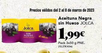 Gadis Aceituna negra sin hueso jolca oferta