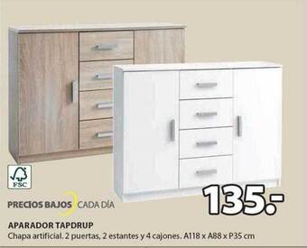 JYSK Aparador tapdrup oferta