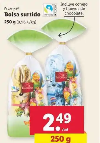 Lidl Favorina bolsa surtido oferta