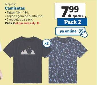 Lidl Pepperts! camisetas oferta