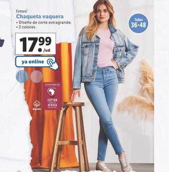 Lidl Esmara chaqueta vaquera oferta
