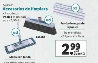 Lidl Aquapur accesorios de limpieza oferta