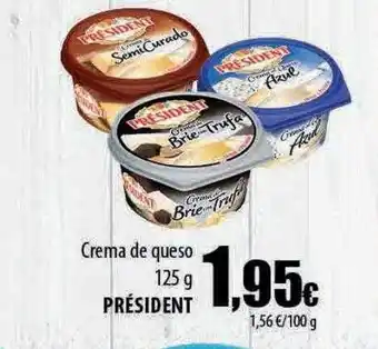 Spar Tenerife Crema de queso président oferta