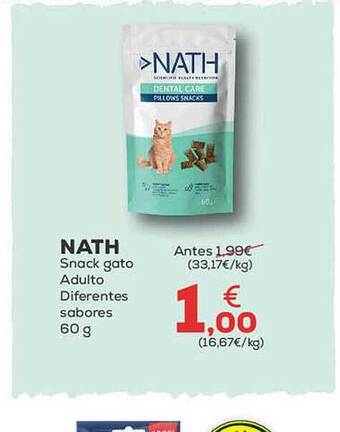 Kiwoko Nath snack gato adulto oferta